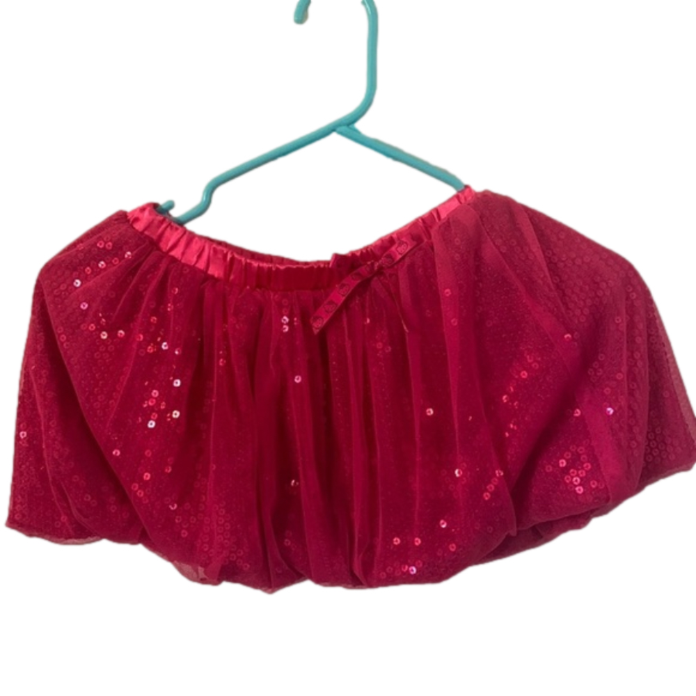 Hello Kitty Girls Pink Sequin Skirt Size 7